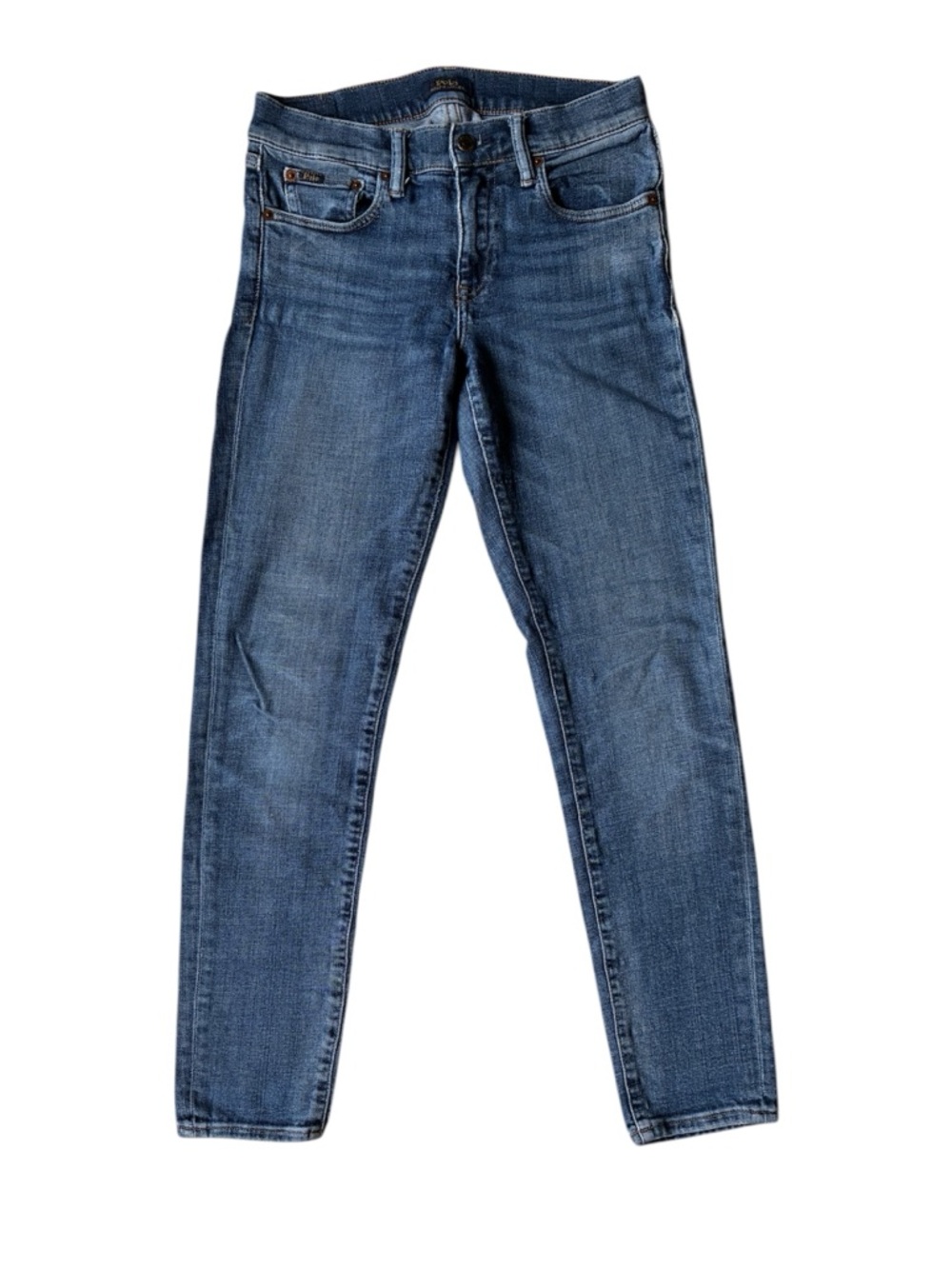 Polo Ralph Lauren Women's Blue Tompkins Skinny Jeans Size 27
